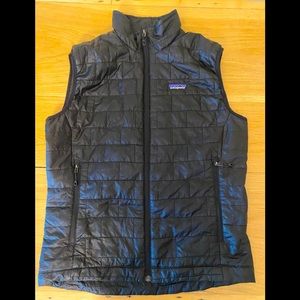 Patagonia grey Nano-puff vest.